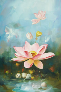Lotus 荷趣图